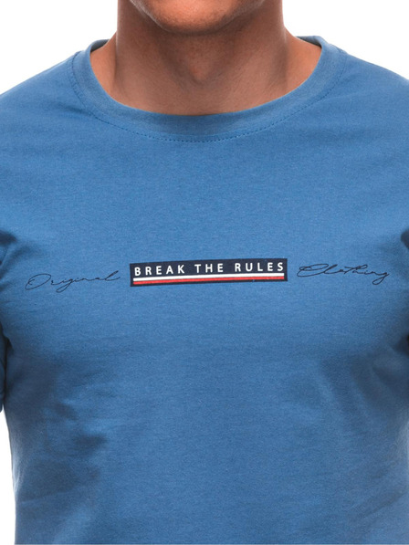 Edoti Herren T-Shirt mit Aufdruck S2033 - weiß OTHER