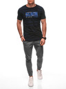 Edoti Herren T-Shirt mit Aufdruck 1982S - dunkelblau OTHER