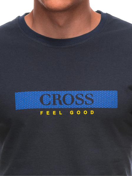 Edoti Herren T-Shirt mit Aufdruck S2033 - weiß OTHER