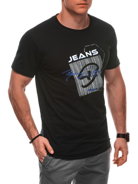 Edoti Herren T-Shirt mit Aufdruck S2033 - weiß OTHER