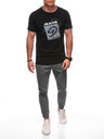 Edoti Herren T-Shirt mit Aufdruck S2033 - weiß OTHER