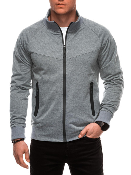 Edoti Herren Sweatjacke B1709 - grau OTHER
