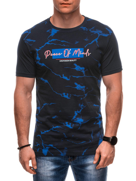 Edoti Herren T-Shirt mit Aufdruck 1982S - dunkelblau OTHER