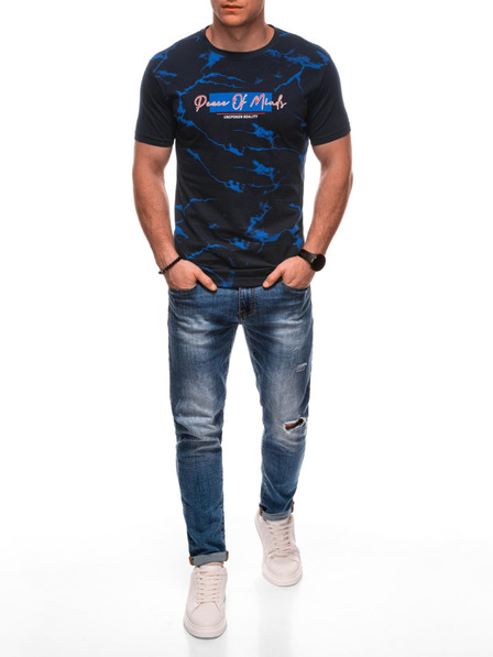 Edoti Herren T-Shirt mit Aufdruck 1982S - dunkelblau OTHER