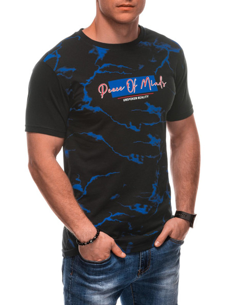 Edoti Herren T-Shirt mit Aufdruck 1982S - dunkelblau OTHER