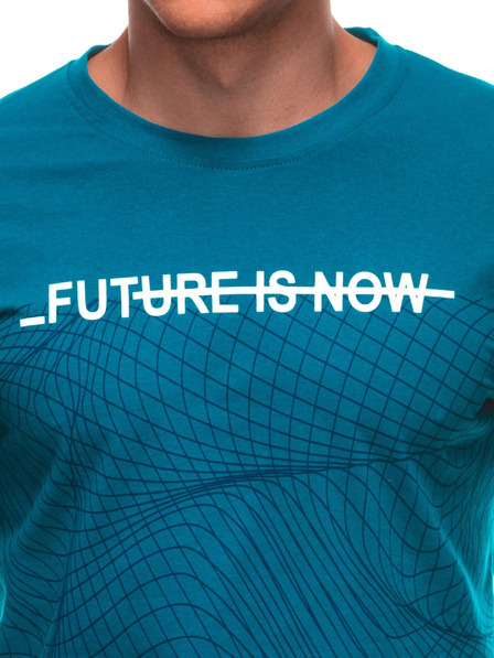 Edoti Herren T-Shirt mit Aufdruck S2033 - weiß OTHER