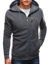 Edoti Herren Kapuzen-Sweatshirt 1539B - Grau OTHER