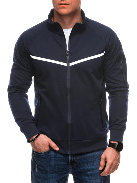 Edoti Herren Zip-Sweatjacke B1708 - Dunkelblau OTHER