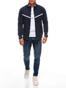 Edoti Herren Zip-Sweatjacke B1708 - Dunkelblau OTHER
