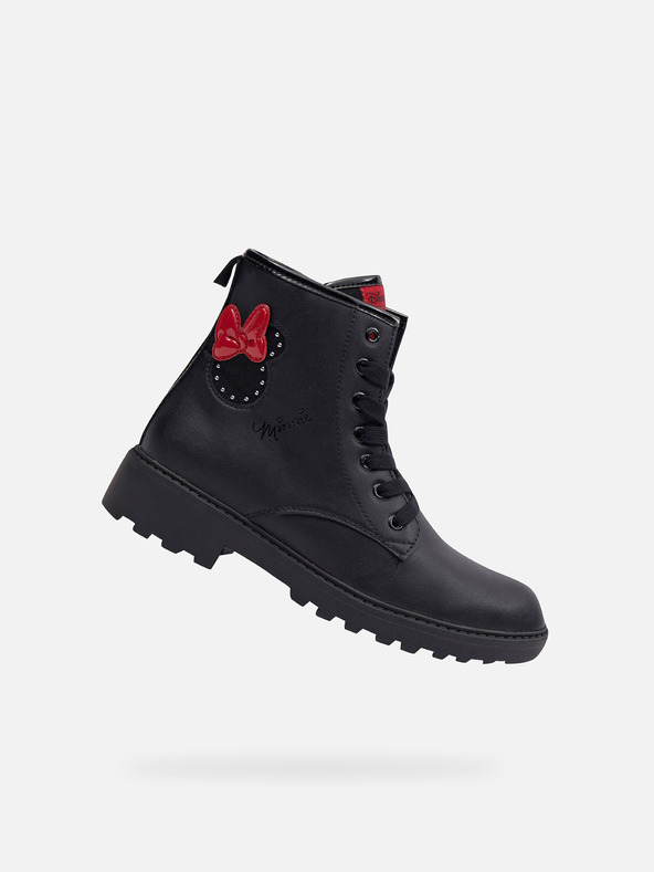 Geox Schwarze Mädchen-Stiefeletten Casey Girl