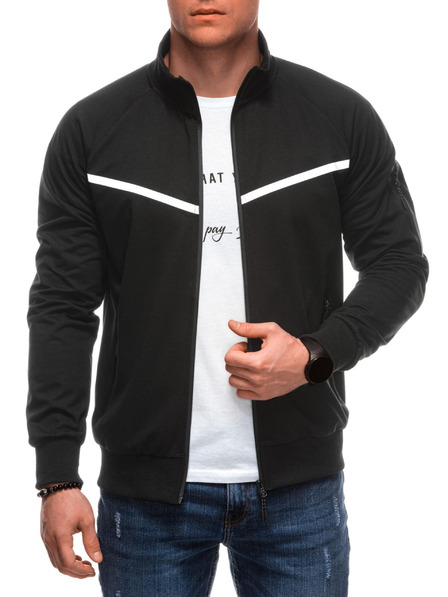 Edoti Herren-Sweatjacke B1708 - Schwarz OTHER