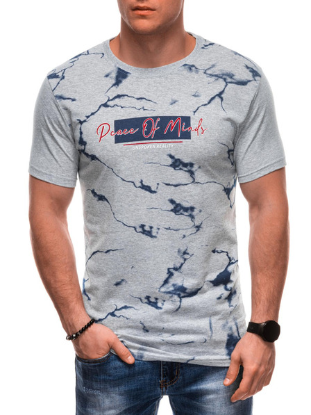 Edoti Herren T-Shirt mit Aufdruck 1982S - dunkelblau OTHER