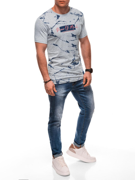 Edoti Herren T-Shirt mit Aufdruck 1982S - dunkelblau OTHER