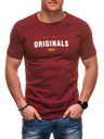 Edoti Herren T-Shirt mit Aufdruck S2033 - weiß OTHER
