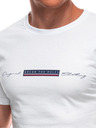 Edoti Herren T-Shirt mit Aufdruck S2033 - weiß OTHER