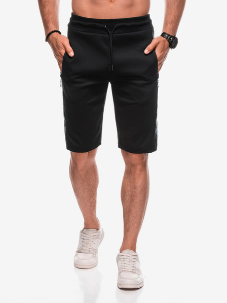 Edoti Herren kurze Jogginghose W - schwarz EDOTI