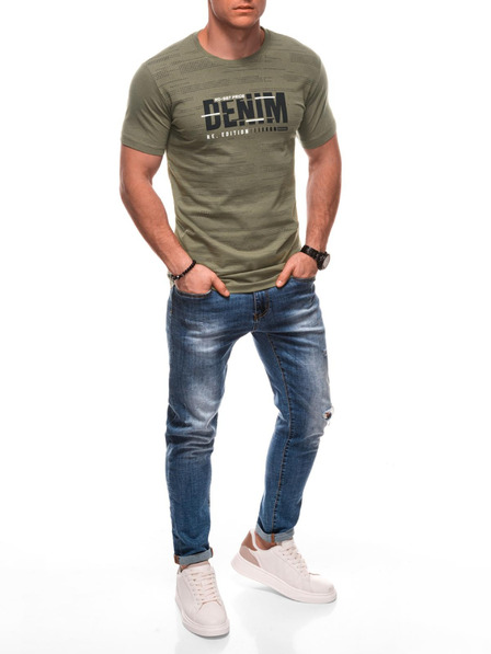 Edoti Herren T-Shirt mit Aufdruck 1982S - dunkelblau OTHER