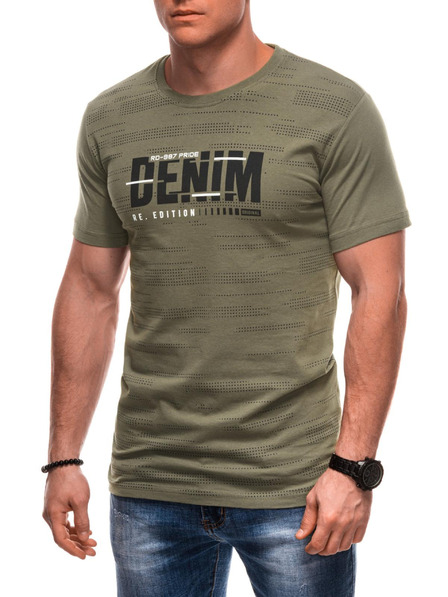 Edoti Herren T-Shirt mit Aufdruck 1982S - dunkelblau OTHER