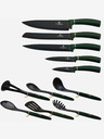 Berlingerhaus Messer- und Küchenutensilien-Set im Ständer 12-teilig Emerald Collection BERLINGERHAUS