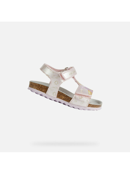 Geox Hellrosa Mädchensandalen Geox Chalki