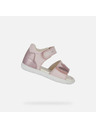 Geox Hellrosa Mädchensandalen Geox Alul