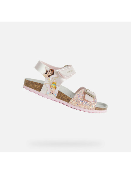 Geox Hellrosa Mädchensandalen Geox Adriel
