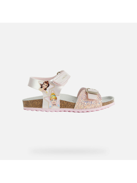 Geox Hellrosa Mädchensandalen Geox Adriel