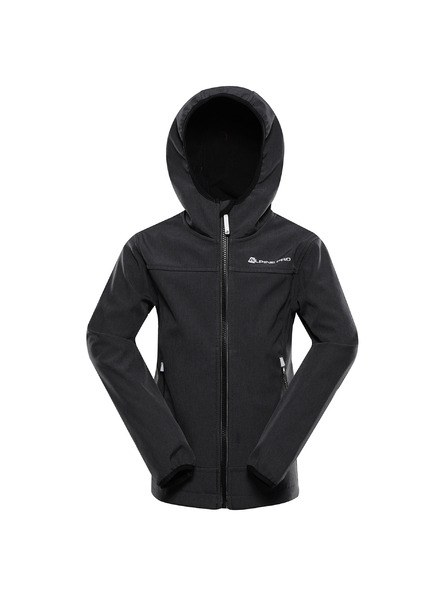 ALPINE PRO Kindersoftshell-Jacke mit Membran ALPINE PRO OMANO 2 schwarz