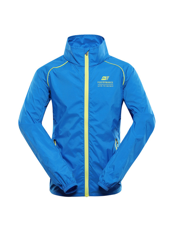 ALPINE PRO Ultraleichte Kinderjacke mit DWR-Beschichtung ALPINE PRO SPINO 2 electric blue lemonade
