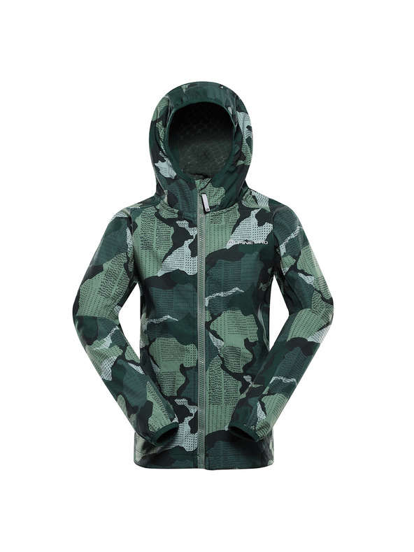 ALPINE PRO Kindersoftshell-Jacke mit Membran ALPINE PRO EZORO myrtle varianta pa