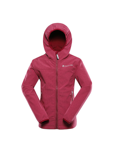 ALPINE PRO Kindersoftshell-Jacke mit Membran ALPINE PRO OMANO 2 raspberry