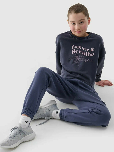 4F Mädchen Cropped Hoodie 4F