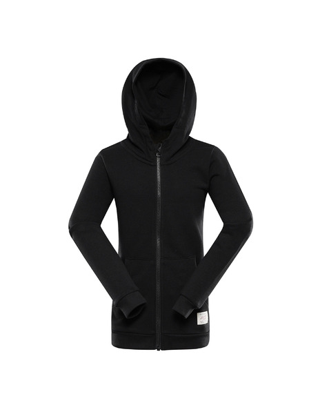 ALPINE PRO Kinder Baumwoll-Hoodie ALPINE PRO LOKKO black