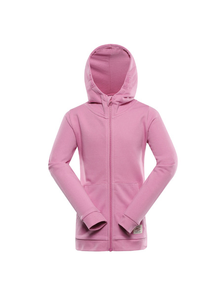 ALPINE PRO Kinder Baumwoll-Hoodie ALPINE PRO LOKKO cyclamen