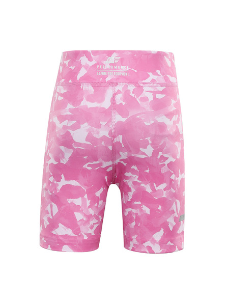 ALPINE PRO Kinder kurze schnelltrocknende Leggings ALPINE PRO ELO neon pink varianta pb