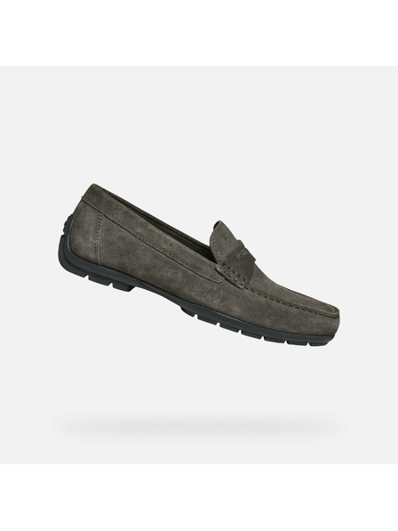 Geox Graue Herren-Mokassins Geox Moner W 2FIT