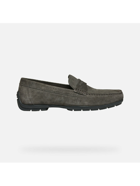Geox Graue Herren-Mokassins Geox Moner W 2FIT