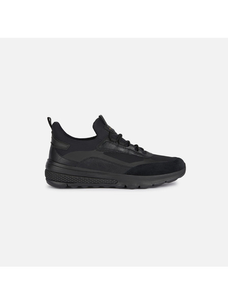 Geox Schwarz Herren-Turnschuhe Geox Spherica Actif