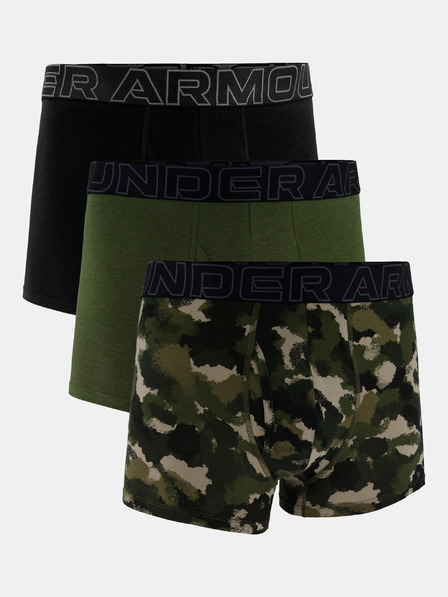 Under Armour Herren Boxershorts Under Armour M UA Perf Cotton Nov 3in-GRN