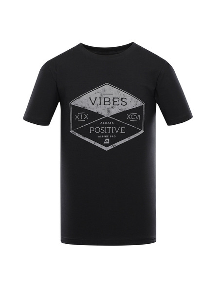 ALPINE PRO Herren Baumwoll-T-Shirt ALPINE PRO SUMEK black varianta pc