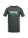 ALPINE PRO Herren meliertes T-Shirt aus recyceltem Material ALPINE PRO GORAF 2 laurel wreath varianta pa