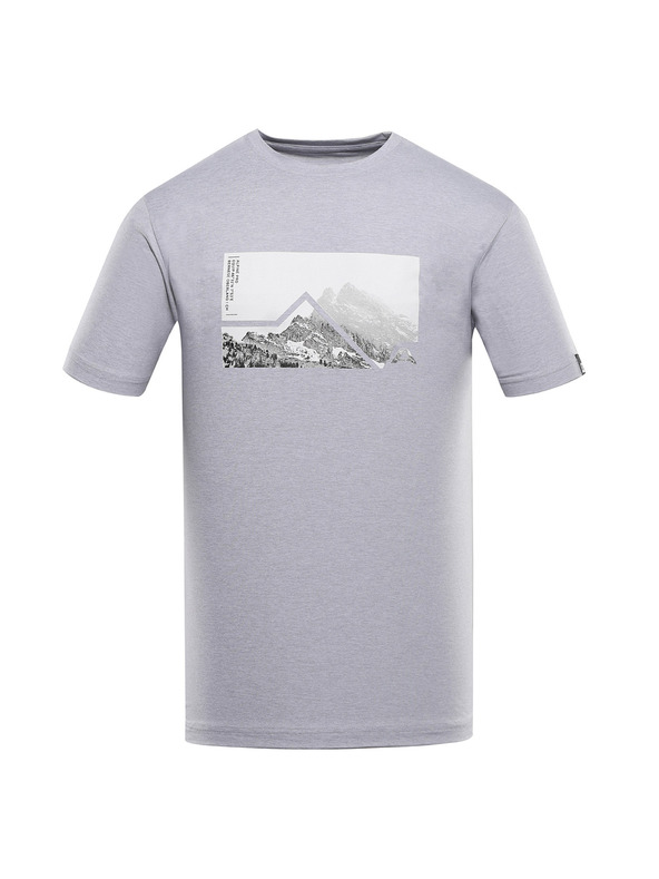 ALPINE PRO Herren meliertes T-Shirt aus recyceltem Material ALPINE PRO GORAF 2 high rise varianta pa