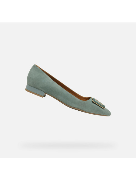 Geox Hellgrüne Damen-Ballerinas Geox Charyssa