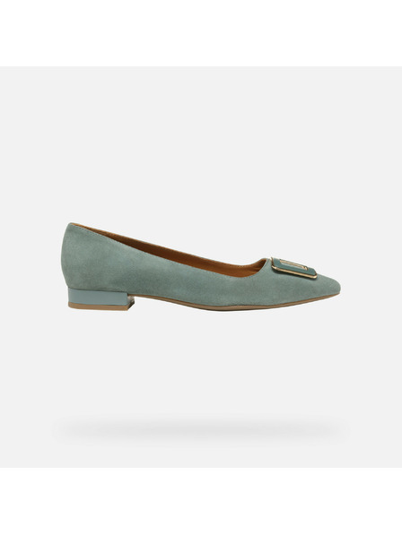Geox Hellgrüne Damen-Ballerinas Geox Charyssa