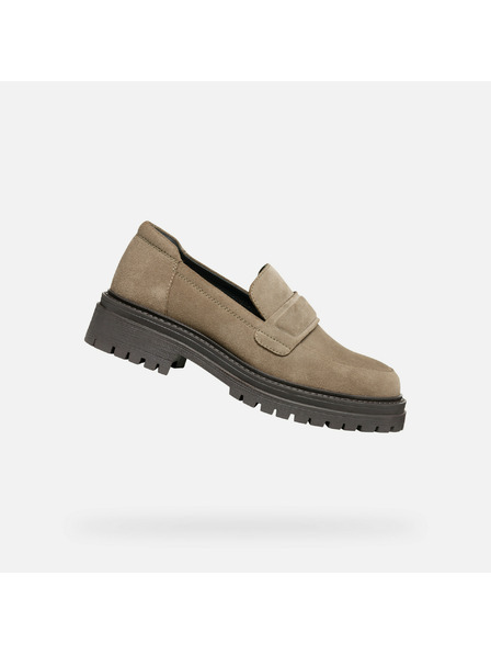 Geox Beige Damen-Mokassins Geox Iridea