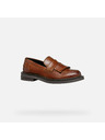 Geox Hellbraune Damen-Mokassins Geox Serilda