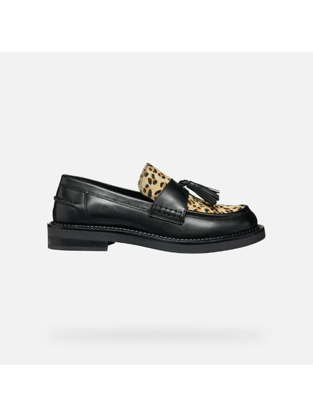 Geox Schwarze Damen-Mokassins Geox Serilda