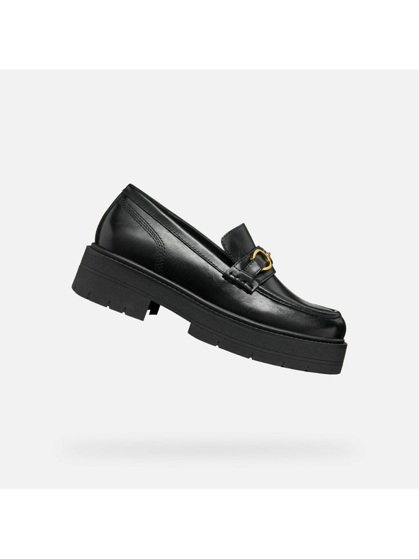 Geox Schwarze Damen-Mokassins Geox Spherica EC7