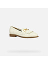 Geox Cremefarbene Damen-Mokassins Geox Prometya