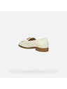 Geox Cremefarbene Damen-Mokassins Geox Prometya